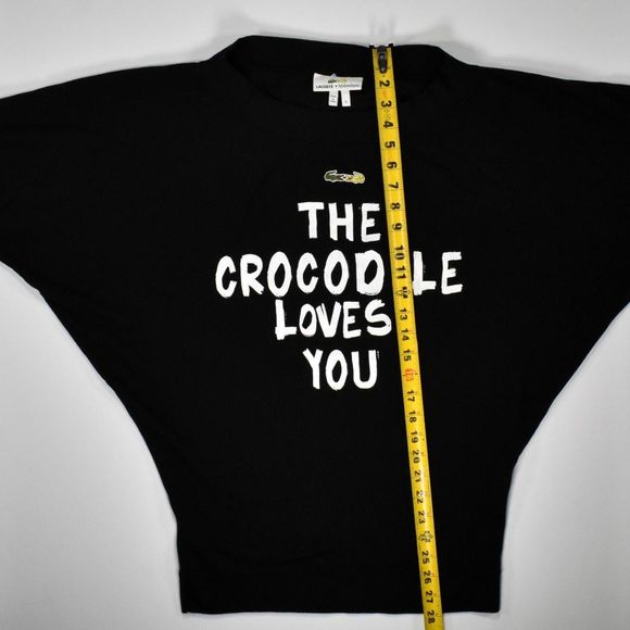 LACOSTE + MALANDRINO "Crocodile Loves You" Oversized Tunic - S - Picture 7 of 7